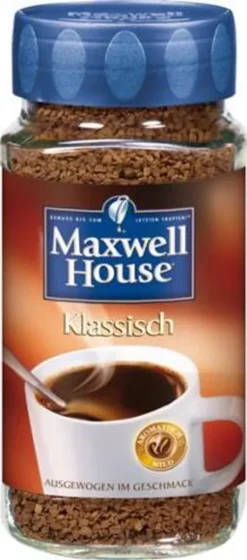 Maxwell House Klassisch, Löslicher Kaffee, 200g-Glas -Kaffeegetränkeladen 2f0ea565a2948f4d84598049e37a47bc