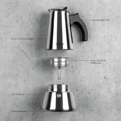 Espresso Maschine Espressoo Kaffee Maschine Coffee Mokkakanne Induktion Beem -Kaffeegetränkeladen 2f4cce58ebc1da46325894b6f18903ed