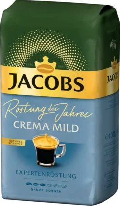JACOBS Kaffeebohnen Expertenröstung Crema Mild Röstung Des Jahres 2x1 Kg Bohnen 12 JACOBS Kaffeebohnen Expertenröstung Crema Mild Röstung Des Jahres 2x1 Kg Bohnen -Kaffeegetränkeladen 300882f3b1a95a96e1b61c177445033e