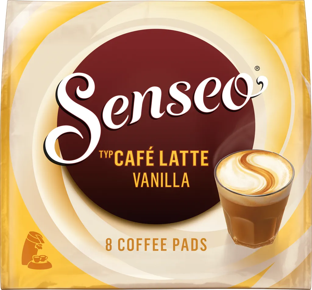 Senseo Café Latte Vanilla | 8 Kaffeepads 4 Senseo Café Latte Vanilla | 8 Kaffeepads – Bild 2