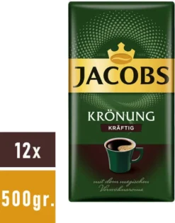JACOBS Krönung Kräftig Filterkaffee 12 X 500 G Kaffee Gemahlen 16 JACOBS Krönung Kräftig Filterkaffee 12 X 500 G Kaffee Gemahlen -Kaffeegetränkeladen 305825761fd04cef850bd0361d5d5d43