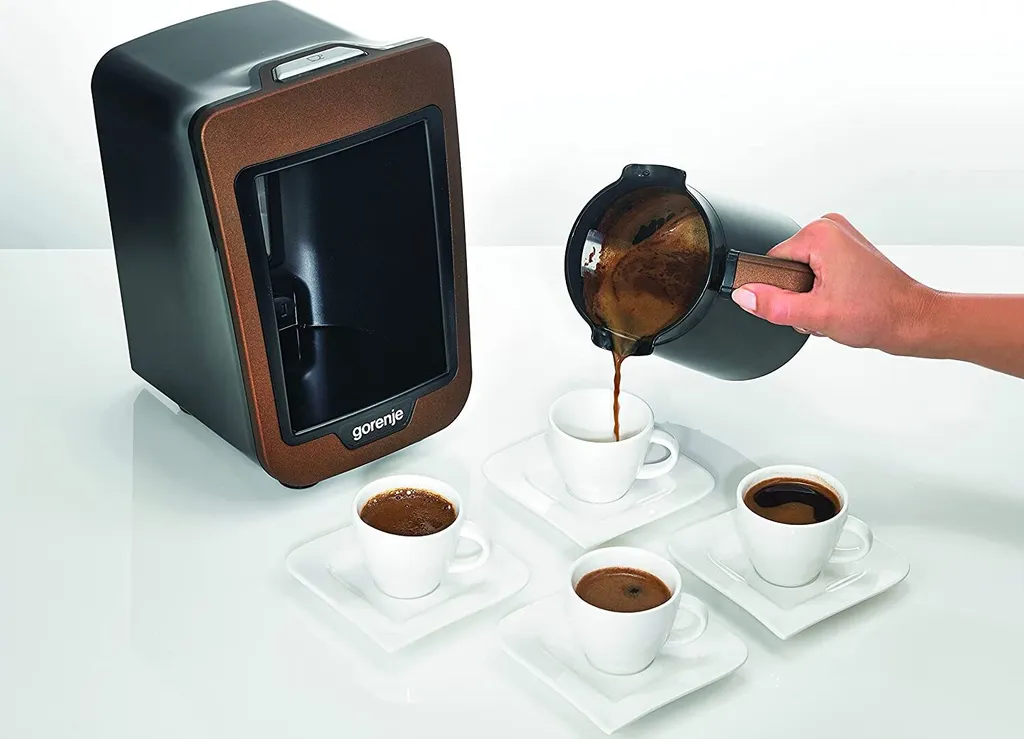 Gorenje ATCM730T, Türkische Kaffeemaschine, 0,27 L, Gemahlener Kaffee, 730 W, Schwarz, Braun 8 Gorenje ATCM730T, Türkische Kaffeemaschine, 0,27 L, Gemahlener Kaffee, 730 W, Schwarz, Braun – Bild 6