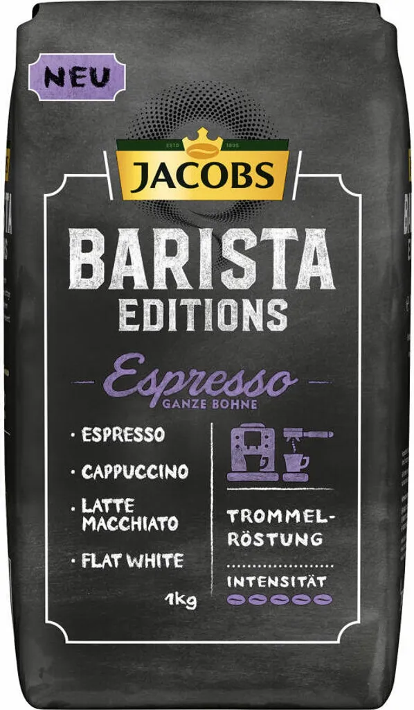 Jacobs Barista Editions Espresso | Ganze Bohne | 1000g 4 Jacobs Barista Editions Espresso | Ganze Bohne | 1000g – Bild 2