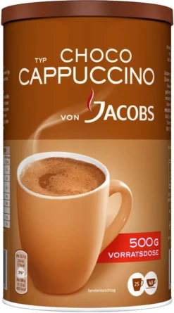 JACOBS Löskaffee Typ Choco Cappuccino 500 G Dose Löslicher Kaffee Mit Kakao 8 JACOBS Löskaffee Typ Choco Cappuccino 500 G Dose Löslicher Kaffee Mit Kakao -Kaffeegetränkeladen 31d9a9b7d6419757fe5f8865c171d599