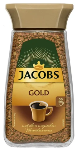 Jacobs Gold | Löslicher Kaffee | 200g-Glas -Kaffeegetränkeladen 31ef1c5a9413aeb6a5437799ffc0df40