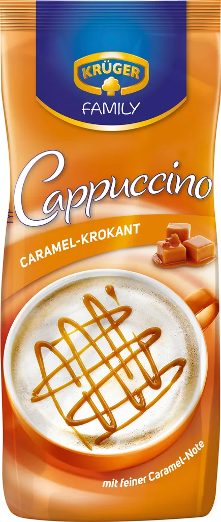 Krüger Family Cappuccino Caramel-Krokant | 500-g-Beutel 3 Krüger Family Cappuccino Caramel-Krokant | 500-g-Beutel