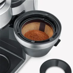 SEVERIN FILKA Vollautomat Für Filterkaffee Mit Thermokanne KA 4851 Aus Edelstahl, Matt-schwarz Edelstahl-gebürstet -Kaffeegetränkeladen 32ca8f2ff3e70fef88b63477f2f800ac
