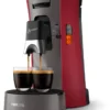 Philips Senseo Select CSA230 / 90 - Kaffeepadmaschine - Dunkelrot Und Kaschmirgrau -Kaffeegetränkeladen 332454e0741adafd876fa23601a37692