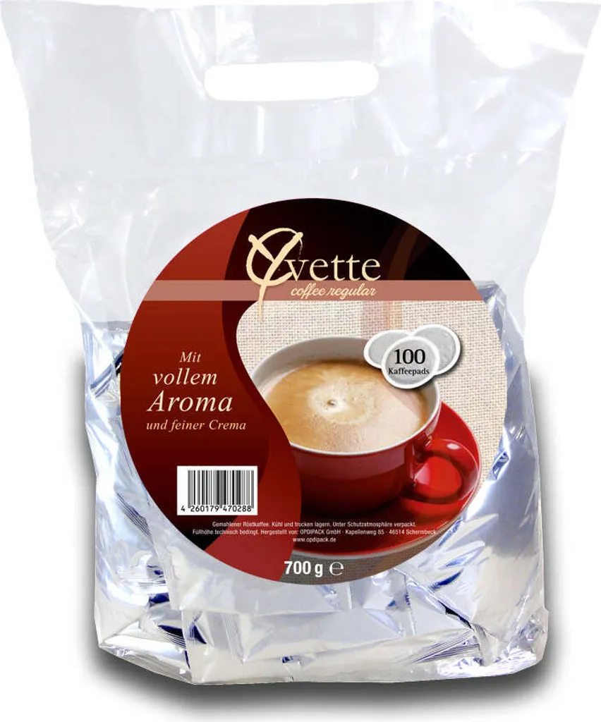 Yvette Kaffeepads Megapack 'Regular', 100 Stück 4 Yvette Kaffeepads Megapack 'Regular', 100 Stück – Bild 2