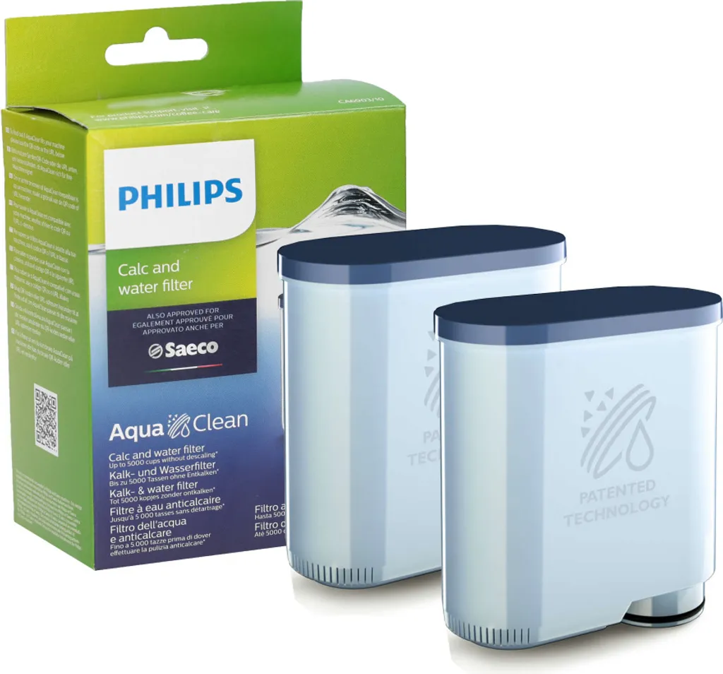 Philips 2x Saeco Wasserfilter Für Die Aqua Clean Espressomaschine CA6903, EP2224/10, EP2235/40, EP3241/50 3 Philips 2x Saeco Wasserfilter Für Die Aqua Clean Espressomaschine CA6903, EP2224/10, EP2235/40, EP3241/50