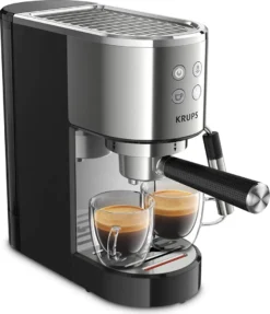 Krups XP 442 - Espresso Siebträger - Edelstahl/schwarz -Kaffeegetränkeladen 3417ed834c65a35822c0a21bc073fabf