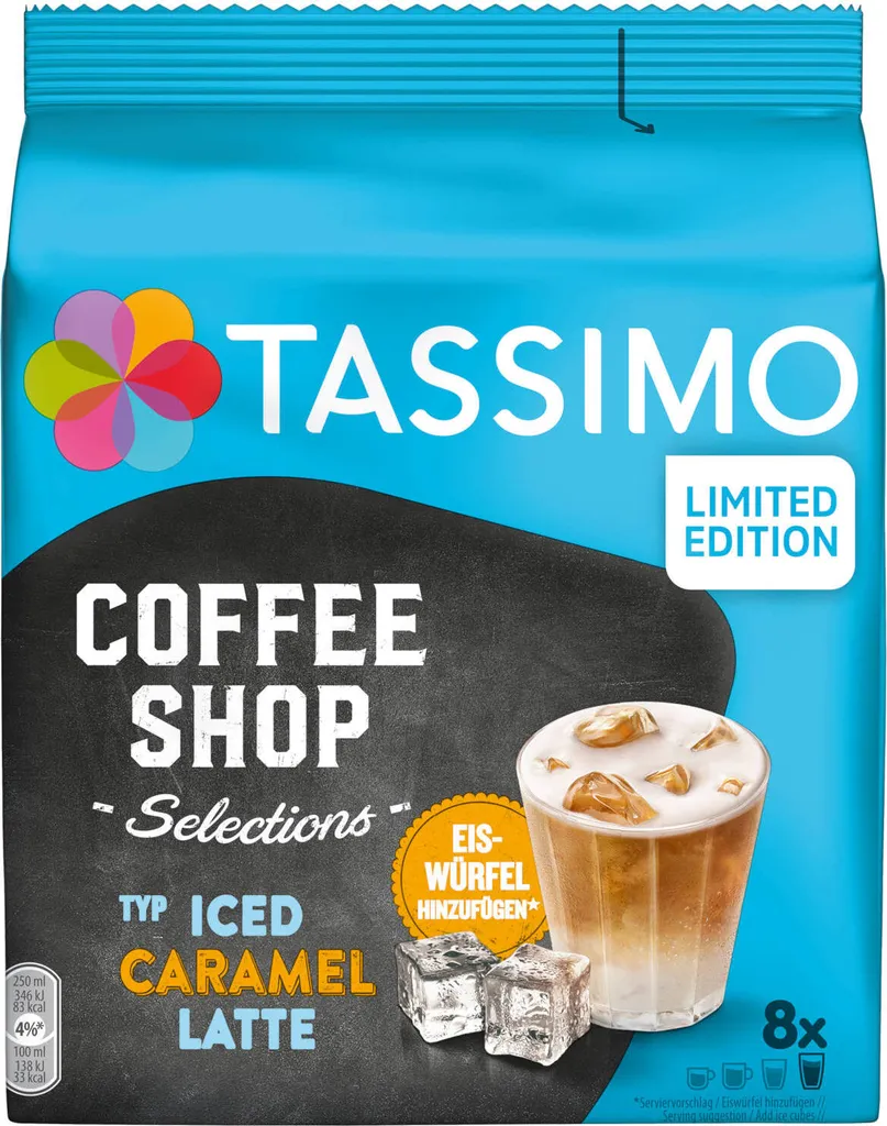 TASSIMO Kapseln Typ Iced Caramel Latte Coffee Shop Selections Discs 40 Getränke 4 TASSIMO Kapseln Typ Iced Caramel Latte Coffee Shop Selections Discs 40 Getränke – Bild 2