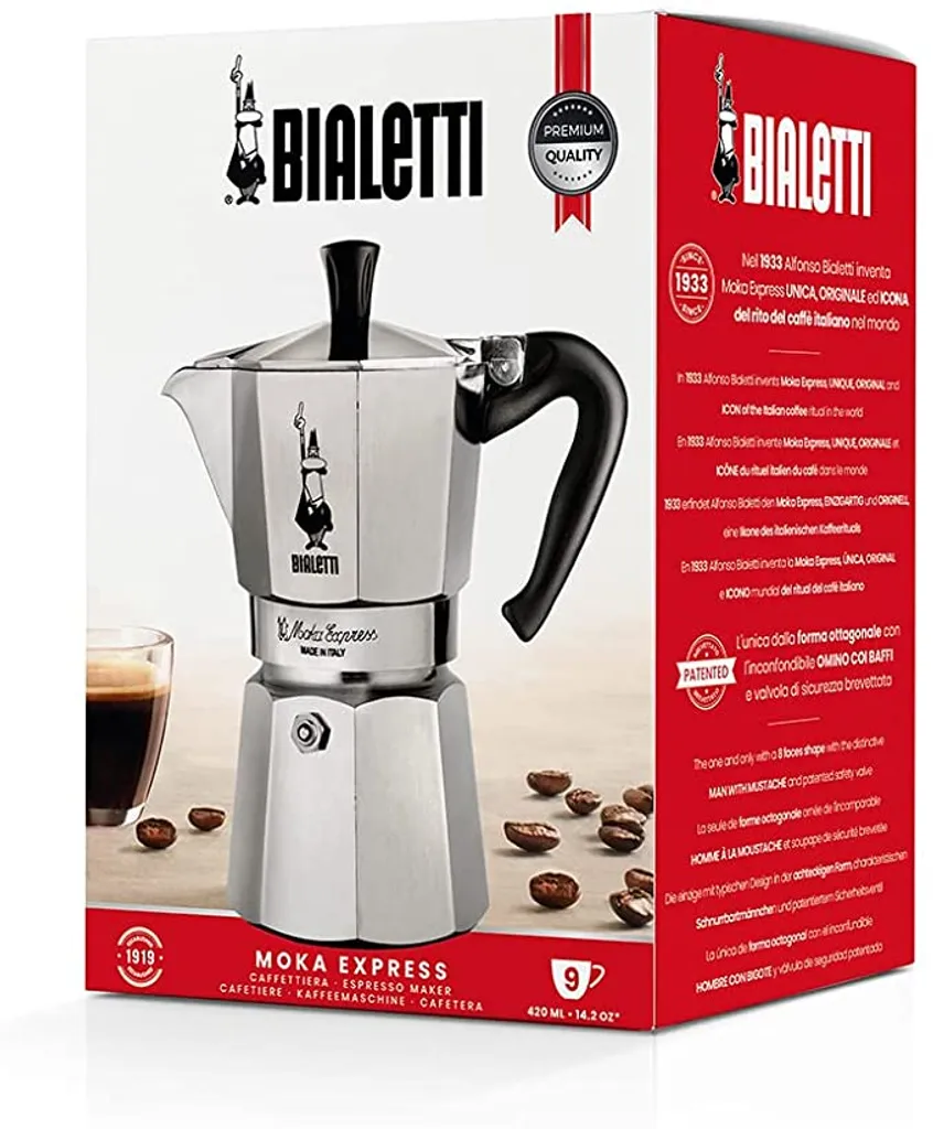 Bialetti Moka Express - 12 Tassen Espressokocher 8 Bialetti Moka Express - 12 Tassen Espressokocher – Bild 6