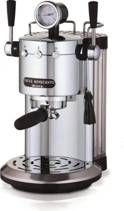Ariete Espressomaschine Caffe Novecento 1105 W Silbern -Kaffeegetränkeladen 35d6730c09f59f8c5992238033a0f012