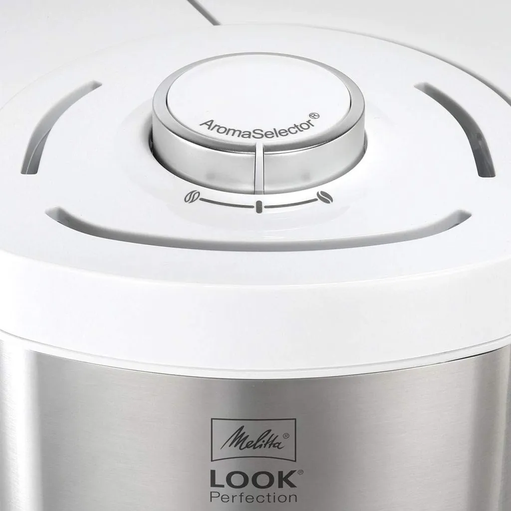 Melitta Filterkaffeemaschine Look V Perfection 1025-05 Weiß 10 Melitta Filterkaffeemaschine Look V Perfection 1025-05 Weiß – Bild 8