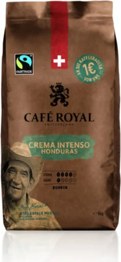 CAFE ROYAL Bohnenkaffee Honduras Crema Intenso 1kg