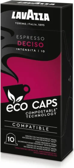 Lavazza Espresso Deciso 10 Kapseln -Kaffeegetränkeladen 38282c6e8fbbd37b20203952233b26ce