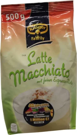 Krüger Family Latte Macchiato | 500-g-Beutel -Kaffeegetränkeladen 3b543f825c19100fb907e914181ce9fe