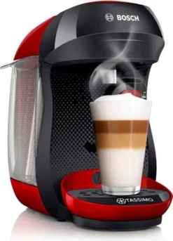 TASSIMO Kaffeekapselmaschine Happy TAS1003, Rot 27 TASSIMO Kaffeekapselmaschine Happy TAS1003, Rot -Kaffeegetränkeladen 3bfe5c993513113552902c8086d0bb50