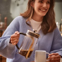 Tchibo Siebstempelkanne, French Press, Edelstahlsieb, Borosilikatglas, 800ml, Silber 10 Tchibo Siebstempelkanne, French Press, Edelstahlsieb, Borosilikatglas, 800ml, Silber -Kaffeegetränkeladen 3c2dc65f67ed12ff7e84cd470a942b80