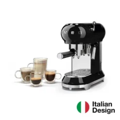 SMEG Espresso Kaffeemaschine Schwarz ECF01BLEU -Kaffeegetränkeladen 3cc6c3311c6e6d68f8bfa6a143c8a8e1