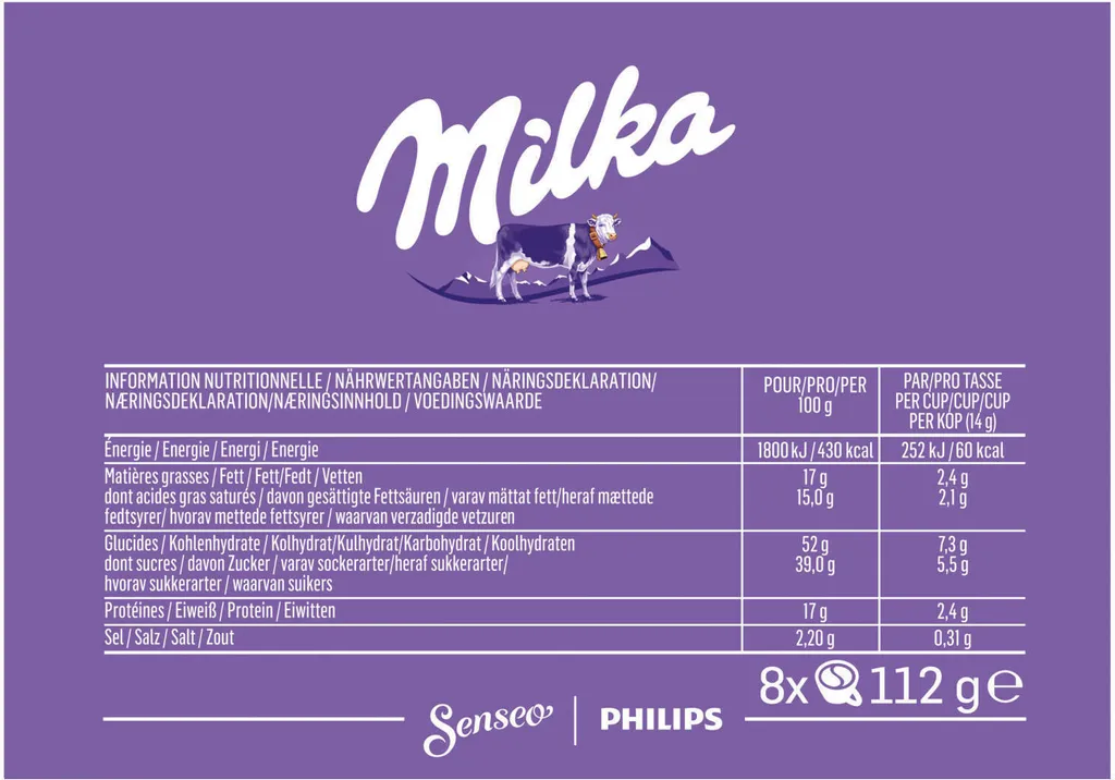 SENSEO Pads Typ Cappuccino & Milka Schoko - 80 Getränke UTZ- 4 SENSEO Pads Typ Cappuccino & Milka Schoko - 80 Getränke UTZ- – Bild 2
