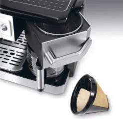 De'Longhi DeLonghi BCO421.S Kombi-Kaffeemaschine, Farbe: Schwarz -Kaffeegetränkeladen 3df167ef38a86442d91ce542d686a801