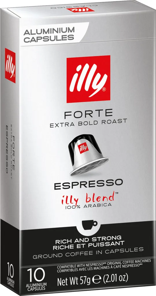 Illy - Forte Espresso Kaffeekapseln - 10 Kapseln 4 Illy - Forte Espresso Kaffeekapseln - 10 Kapseln – Bild 2