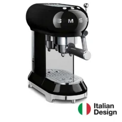 SMEG Espresso Kaffeemaschine Schwarz ECF01BLEU -Kaffeegetränkeladen 3e4d3858dd1d36a45fcb6f86d7c8b498