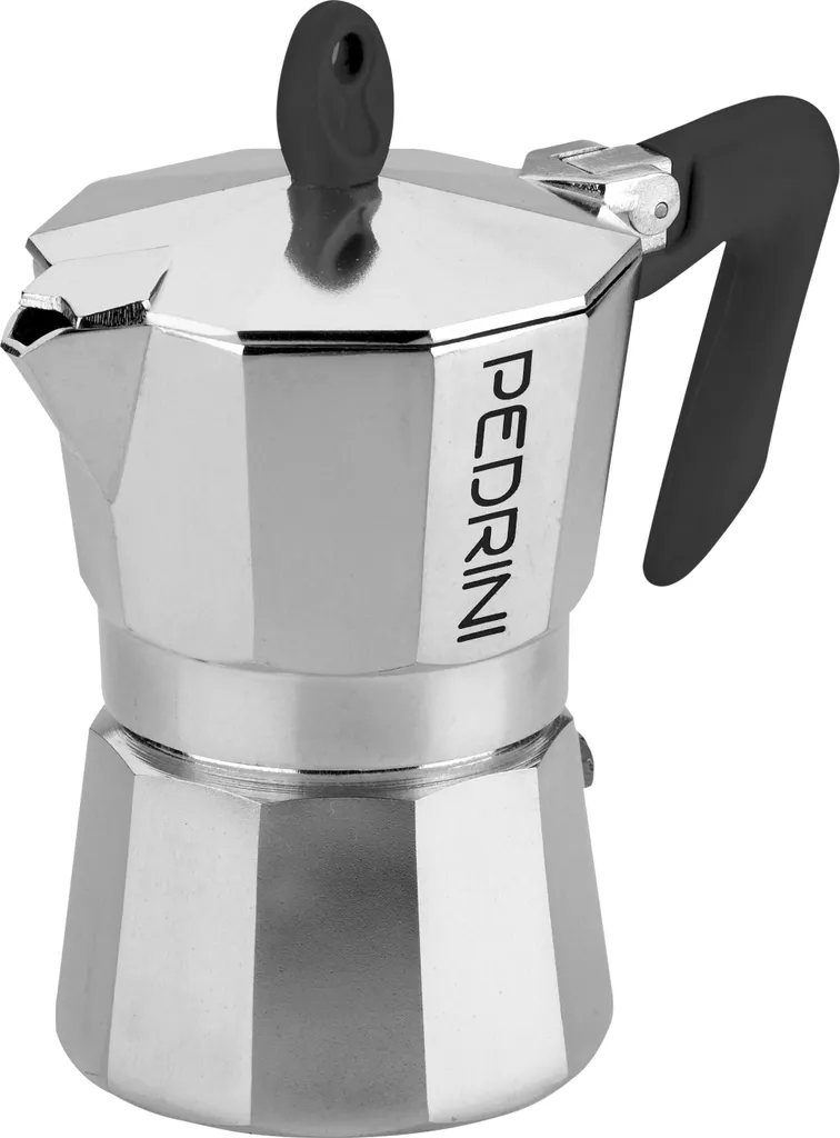 ESPRESSOKOCHER Für 2 Tassen Espresso Maker Espressokanne Kaffeekocher PEDRINI 3 ESPRESSOKOCHER Für 2 Tassen Espresso Maker Espressokanne Kaffeekocher PEDRINI