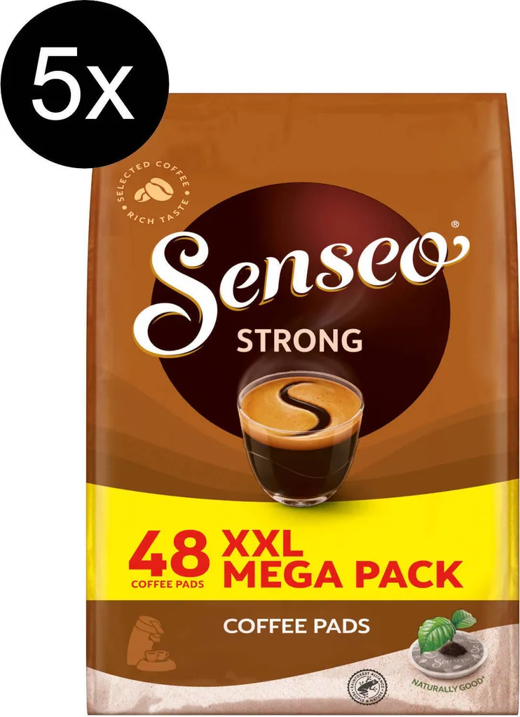 SENSEO Pads Strong Senseopads 240 Getränke Kaffeepads XXL Pack 3 SENSEO Pads Strong Senseopads 240 Getränke Kaffeepads XXL Pack