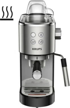 Krups XP 442 - Espresso Siebträger - Edelstahl/schwarz -Kaffeegetränkeladen 4189f749f8628d6def6980f6349469ea