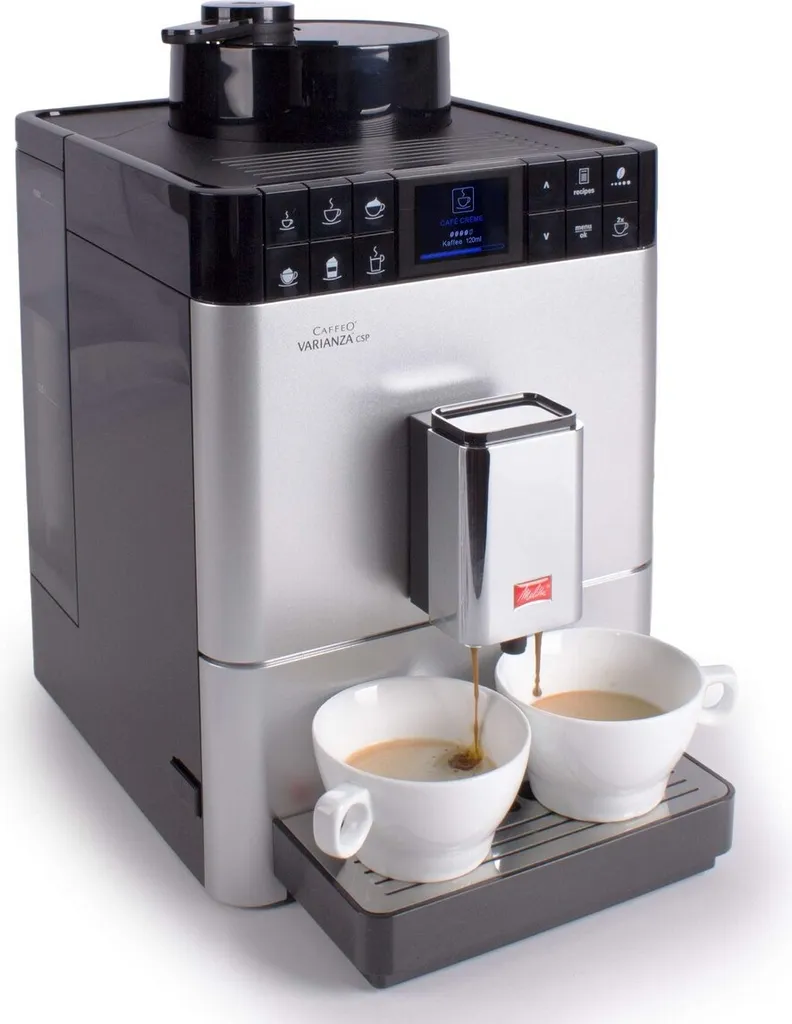 Melitta Caffeo Varianza CSP F570-101 Kaffeevollautomat Mit Milchbehälter, One Touch Funktion - Silber 10 Melitta Caffeo Varianza CSP F570-101 Kaffeevollautomat Mit Milchbehälter, One Touch Funktion - Silber – Bild 8