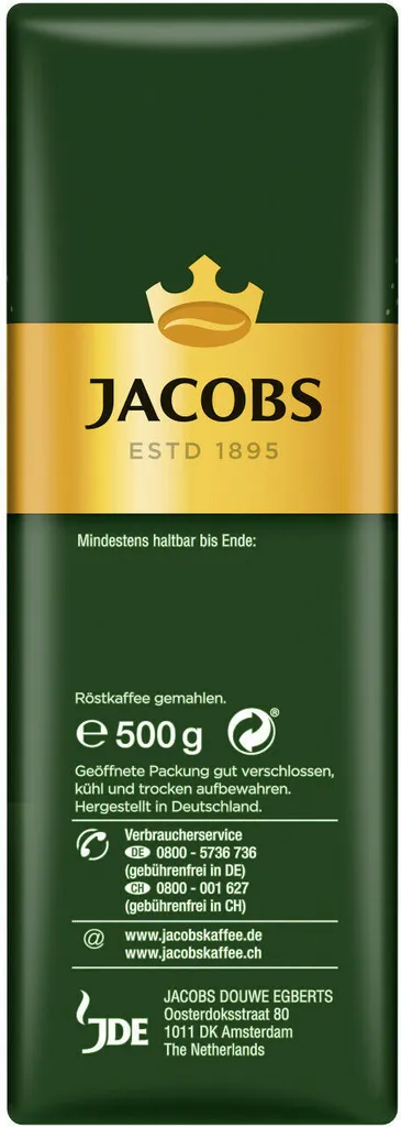 JACOBS Krönung Mild Filterkaffee 12 X 500 G Kaffee Gemahlen 7 JACOBS Krönung Mild Filterkaffee 12 X 500 G Kaffee Gemahlen – Bild 5