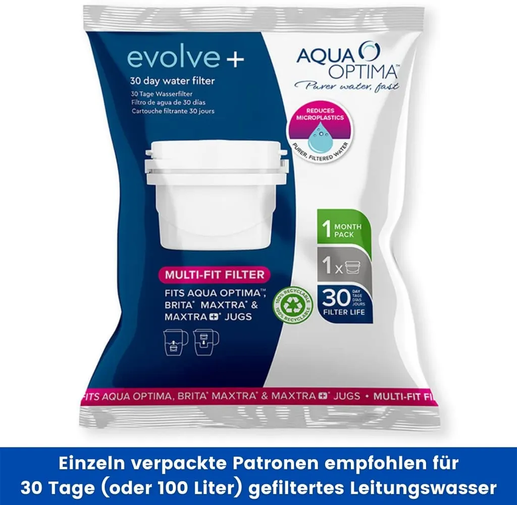 Aqua Optima EPS212 Evolve+ Wasserfilterkartusche 12er Für Brita Maxtra Und Maxtra+ 8 Aqua Optima EPS212 Evolve+ Wasserfilterkartusche 12er Für Brita Maxtra Und Maxtra+ – Bild 6