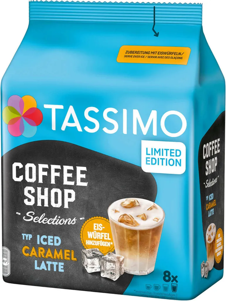 TASSIMO Kapseln Typ Iced Caramel Latte Coffee Shop Selections Discs 8 Getränke 5 TASSIMO Kapseln Typ Iced Caramel Latte Coffee Shop Selections Discs 8 Getränke – Bild 3