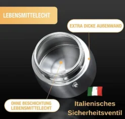 Thiru Espressokocher Induktion L Premium Mokkakanne Aus Edelstahl Inkl. Toolset (Schwarz, 6 Tassen (300ml)) 11 Thiru Espressokocher Induktion L Premium Mokkakanne Aus Edelstahl Inkl. Toolset (Schwarz, 6 Tassen (300ml)) -Kaffeegetränkeladen 44a285bb2eeae923334e376746e948cb