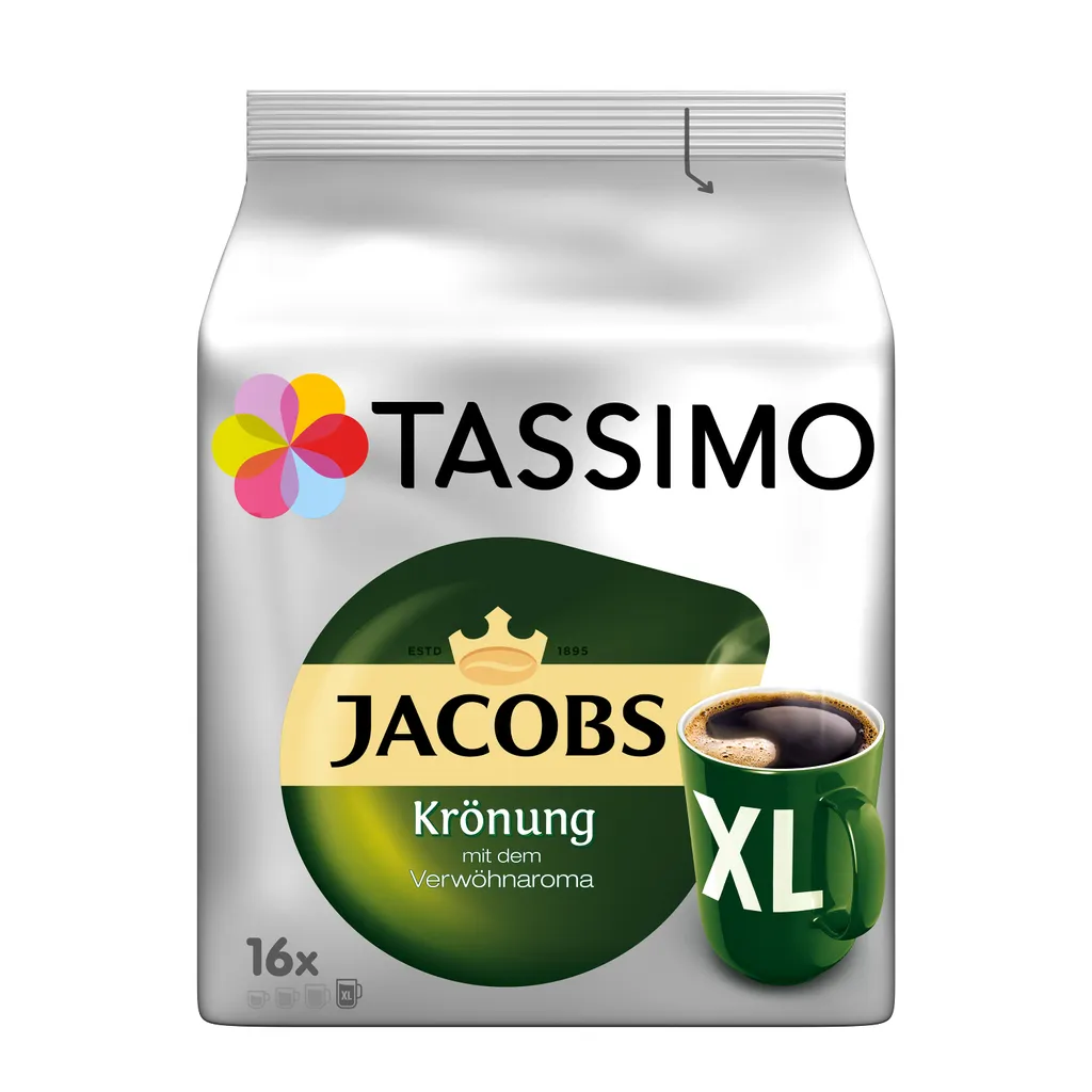 TASSIMO Jacobs Krönung XL 5er Pack Kaffee T Discs Kaffee Kapseln 5 X 16 Getränke 4 TASSIMO Jacobs Krönung XL 5er Pack Kaffee T Discs Kaffee Kapseln 5 X 16 Getränke – Bild 2