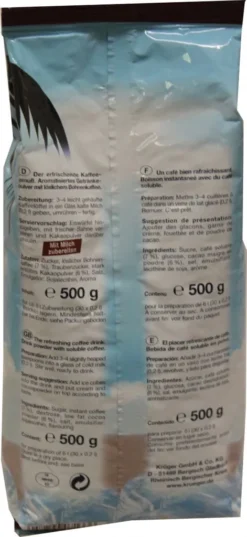 Krüger Family Eiskaffee Schoko | 500g-Beutel -Kaffeegetränkeladen 4579cc4c39a4f7e3f1c578973d82aca8