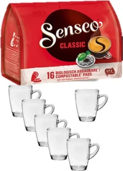 Senseo Kaffeepads Classic Für Geeignet Senseo Und Weitere Kaffeemaschinen Aktion+ 6 Kaffeebecher Mit Henkel Plus Wäschekorbaktion Rattan-Design 27 Liter 6 Senseo Kaffeepads Classic Für Geeignet Senseo Und Weitere Kaffeemaschinen Aktion+ 6 Kaffeebecher Mit Henkel Plus Wäschekorbaktion Rattan-Design 27 Liter -Kaffeegetränkeladen 459c5b39d5649bd009eed2239be6f98d