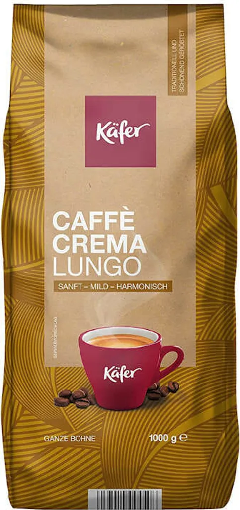 Käfer Caffè Crema Lungo | Ganze Bohne | 1000 G 4 Käfer Caffè Crema Lungo | Ganze Bohne | 1000 G – Bild 2