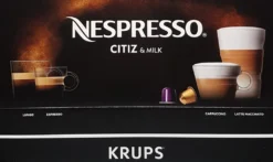 Krups XN7615.19 Nespresso Citiz & Milk Kaffeekapselmaschine (1260 Watt, Wassertankkapazität: 1l, Pumpendruck: 19 Bar) Rot -Kaffeegetränkeladen 484f720b0583a576a6655ffec56785a1