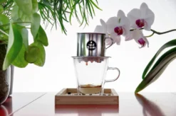 Vietnamesisches Kaffee-Starterset VietBeans Gemahlen - 2 X 250g Gemahlener Röstkaffee + Filter (Phin) + Gez. Kondensmilch -Kaffeegetränkeladen 485d1f83d7f3fe11c2b7acb87c1ea827