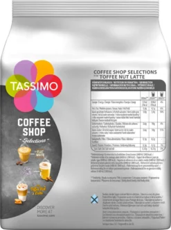 TASSIMO Coffee Shop Selections Toffee Nut Latte T Discs Kapseln 5 X 8 Getränke 11 TASSIMO Coffee Shop Selections Toffee Nut Latte T Discs Kapseln 5 X 8 Getränke -Kaffeegetränkeladen 48e2d484d30832cfafb03bf7b1e45da6