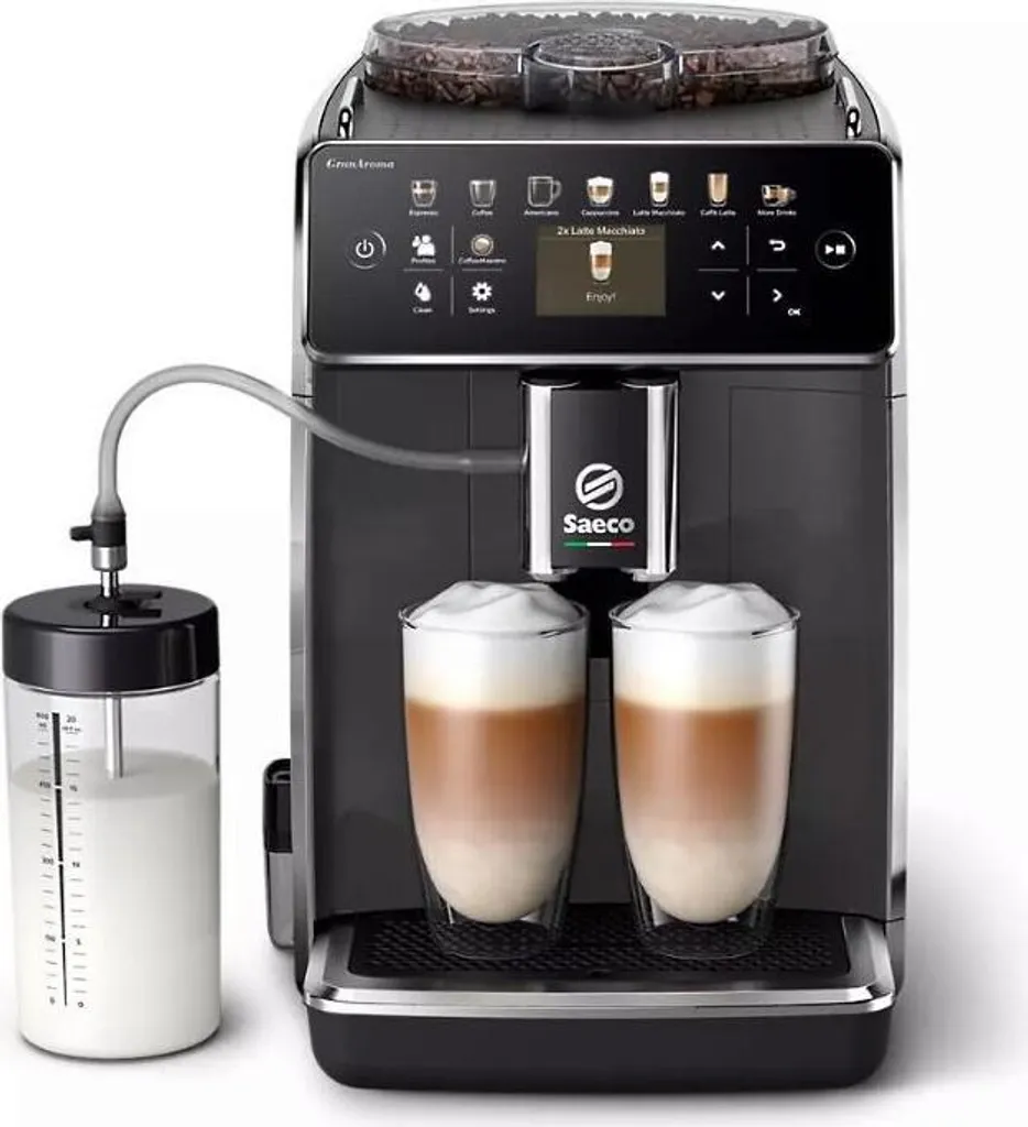 Philips Saeco SM6580/10 GranAroma Kaffeevollautomat Mit Farbigem Display Edelstahl 4 Philips Saeco SM6580/10 GranAroma Kaffeevollautomat Mit Farbigem Display Edelstahl – Bild 2