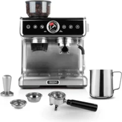 BEEM ESPRESSO-GRIND-PROFESSION Espresso-Siebträgermaschine Mit Mahlwerk - 15 Bar Espressomaschine Siebträger Maschine Barista Kaffee Mahlwerk Milchaufschäumer 36 BEEM ESPRESSO-GRIND-PROFESSION Espresso-Siebträgermaschine Mit Mahlwerk - 15 Bar Espressomaschine Siebträger Maschine Barista Kaffee Mahlwerk Milchaufschäumer -Kaffeegetränkeladen 49b921d4b823a3b7917753f439cbc071