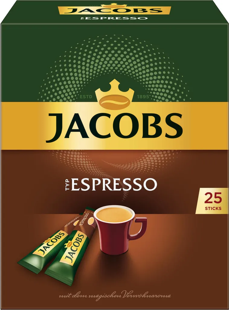 JACOBS Espresso Löslicher Kaffee 12er Pack - 12 X 25 Sticks 4 JACOBS Espresso Löslicher Kaffee 12er Pack - 12 X 25 Sticks – Bild 2