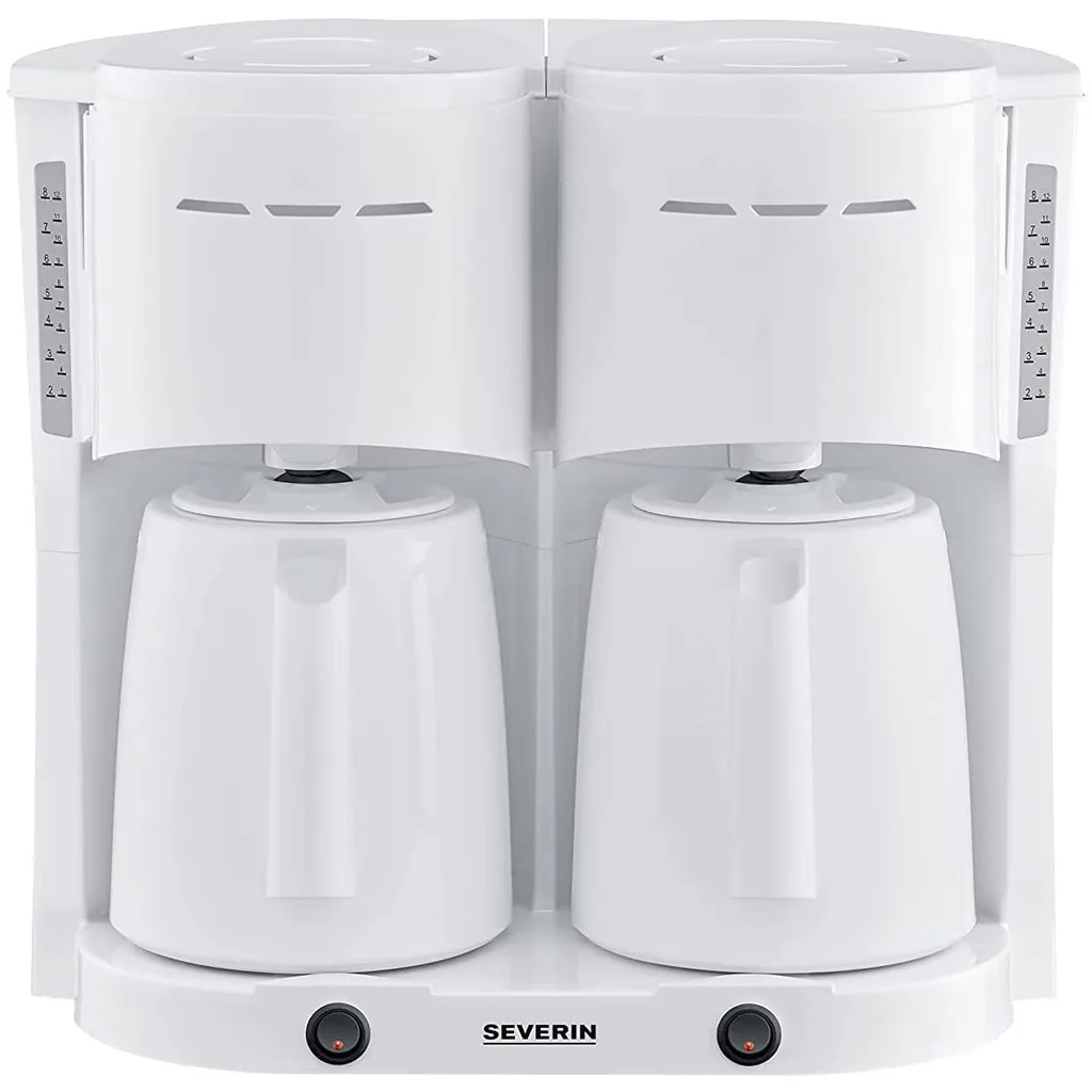 SEVERIN Duo-Filterkaffeemaschine KA 5830 Weiß 4 SEVERIN Duo-Filterkaffeemaschine KA 5830 Weiß – Bild 2