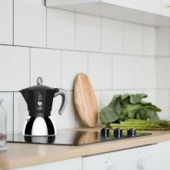 Bialetti MOKA 4TZ Induction Nera -Kaffeegetränkeladen 4bedd980394c7f115dde23e96cd0d334