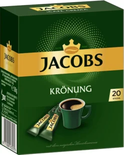 JACOBS Löskaffee Krönung 16 X 20 Sticks Löslicher Kaffee Instantkaffee 320 Getränke -Kaffeegetränkeladen 4ce4c67dd85112c9595d8eed20287abf